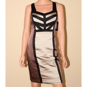NWT JAX Tan Beige Sheath Dress